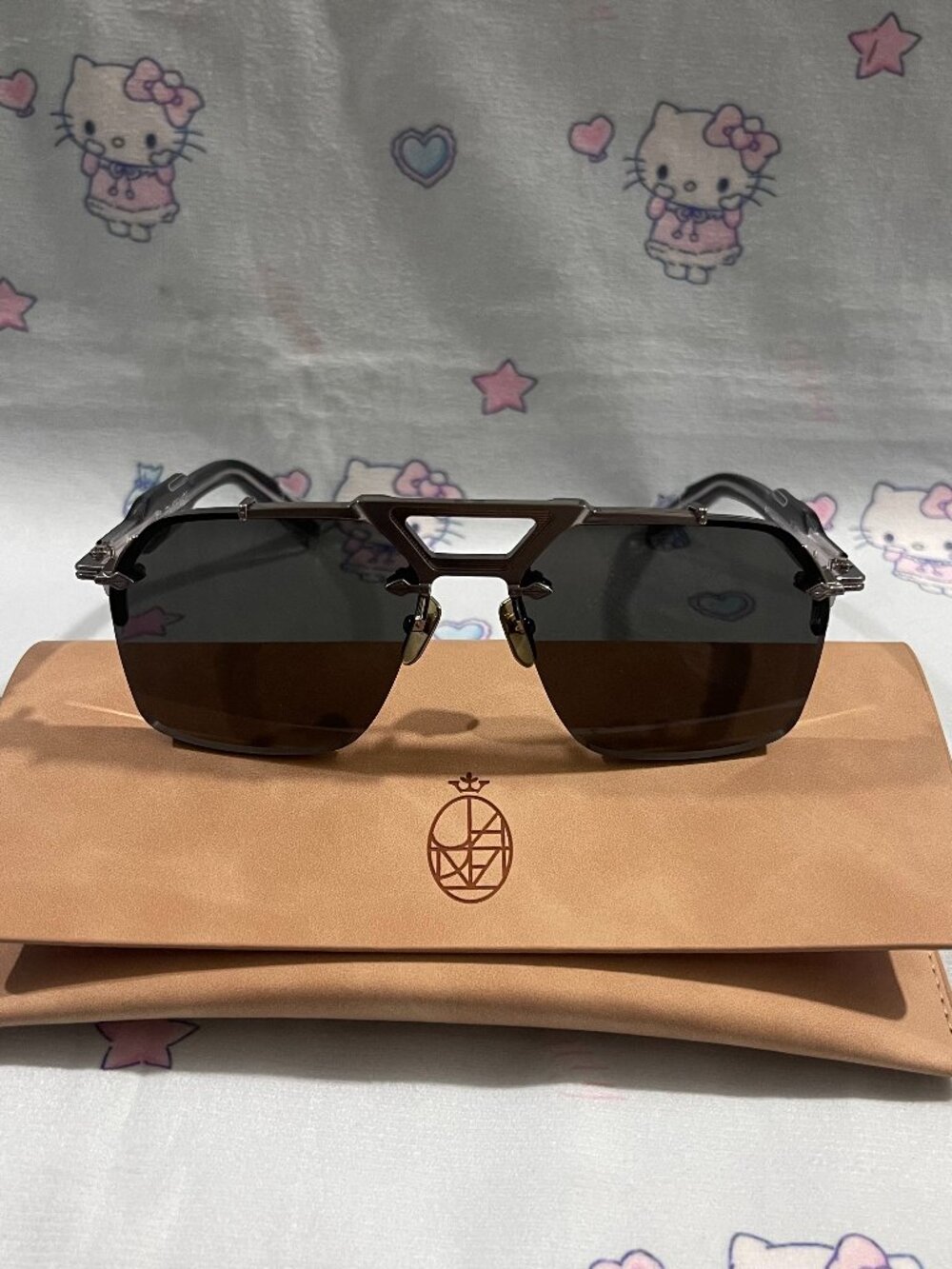 Jacques Marie Mage Silverton Sunglasses Black